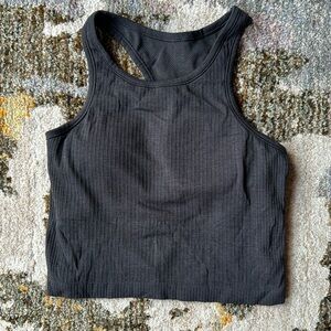 Lululemon Ebb to Street Cropped Racerback Tank Top, Light Support B-C Cup